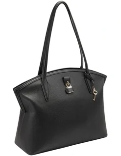 Nine West Nemi Black Zip Top Tote Bag -Nine West 899165080 3 720x928