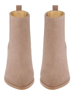 Nine West Applez Boots In Taupe -Nine West 901215640 3 1 720x928