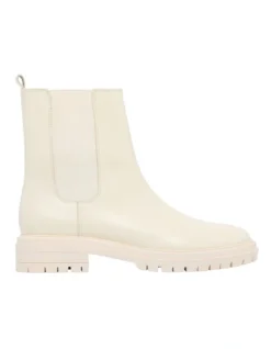 Nine West Saleema Ivory Boots