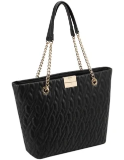 Nine West Gracelyn Black Zip Top Tote Bag -Nine West 920252080 3 720x928