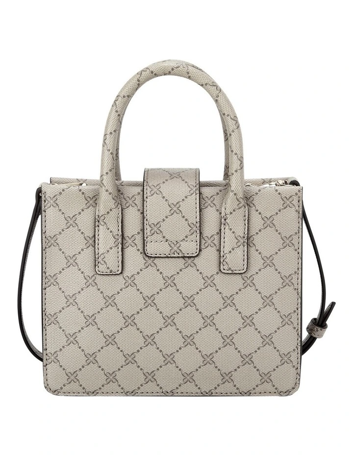 Nine West Kathy Mini Jet Set Tote Bag In Beige Multi 4 Nine West Kathy Mini Jet Set Tote Bag In Beige Multi - Image 4