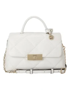 Nine West Marian Flapover Crossbody Bag In Milk