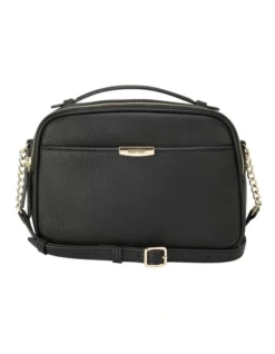 Nine West Pamela Camera Crossbody Bag In Black