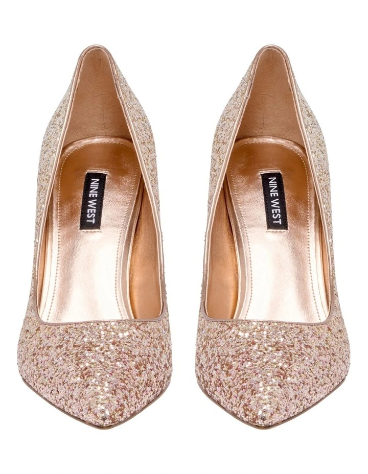 Nine West Ezra Pump In Gold 3 Nine West Ezra Pump In Gold - Image 3
