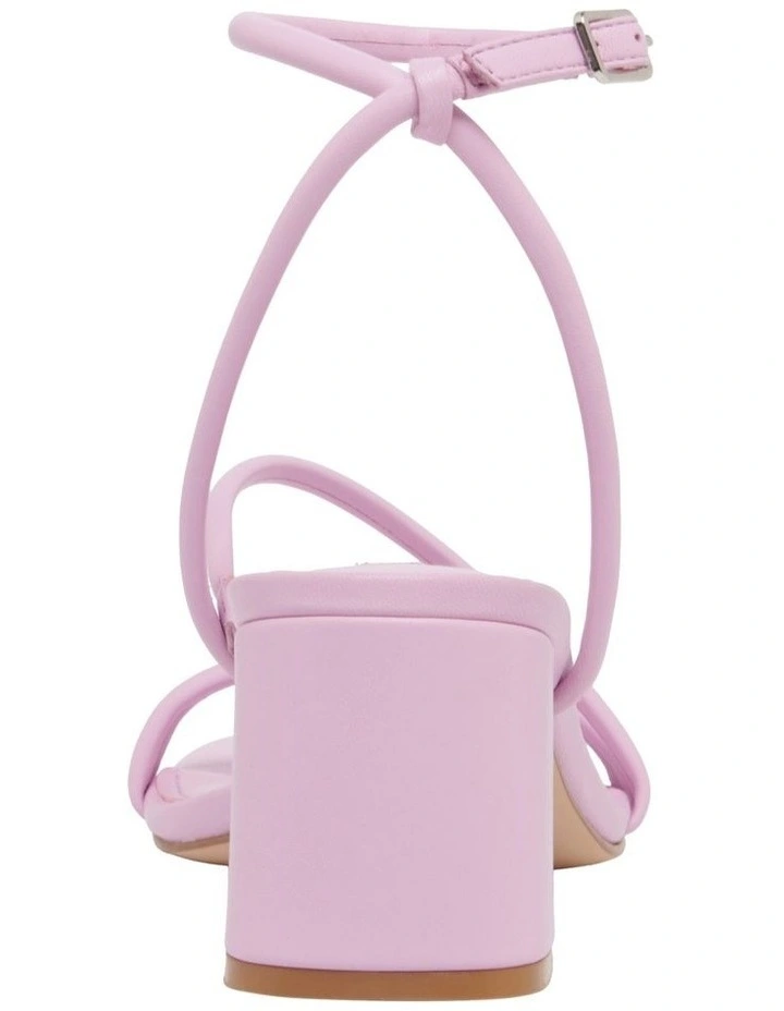 Nine West Gloro Tie-Up Sandal In Lilac 4 Nine West Gloro Tie-Up Sandal In Lilac - Image 4