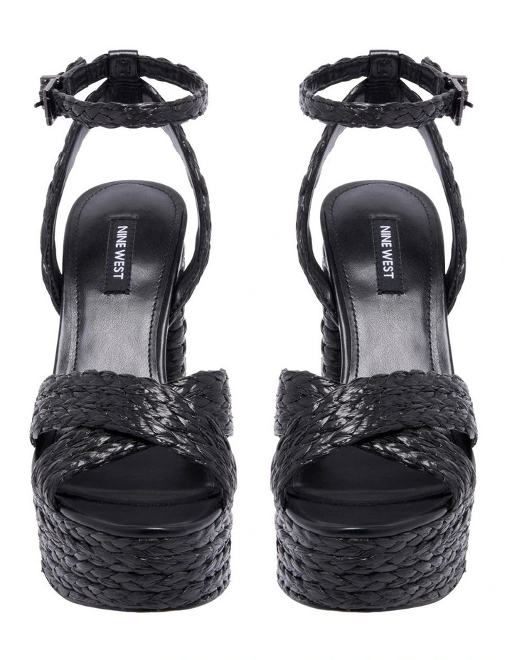 Nine West Hadyn Platform Sandal In Black 3 Nine West Hadyn Platform Sandal In Black - Image 3