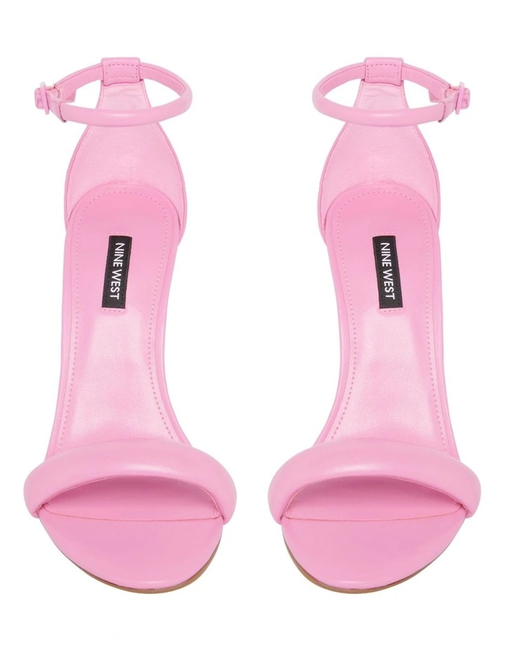 Nine West Teeya Heeled Sandal In Pink 3 Nine West Teeya Heeled Sandal In Pink - Image 3