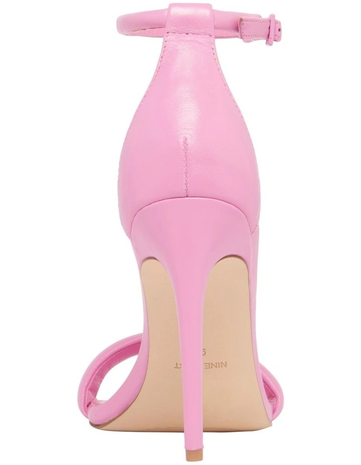 Nine West Teeya Heeled Sandal In Pink 4 Nine West Teeya Heeled Sandal In Pink - Image 4
