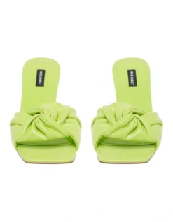 Nine West Knot Heeled Sandal In Lime Green 6 Nine West Knot Heeled Sandal In Lime Green -Nine West 951238990 3 720x928