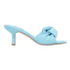 Nine West Knot Heeled Sandal In Light Blue