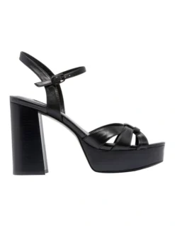 Nine West Rast Platfrom Sandal In Black