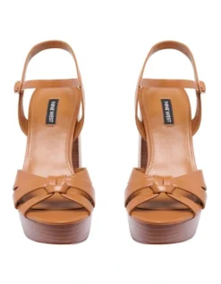 Nine West Rast Platform Sandal In Tan -Nine West 951239980 3 720x928
