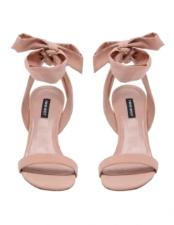 Nine West Kelsie Tie-Up Sandals In Light Pink -Nine West 951241330 3 720x928