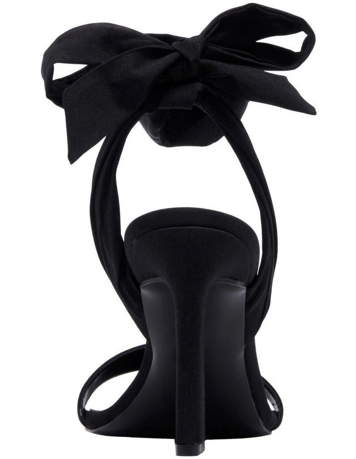 Nine West Kelsie Tie-Up Sandals In Black 4 Nine West Kelsie Tie-Up Sandals In Black - Image 4