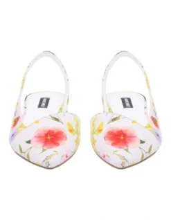 Nine West Beads Flats In White Floral -Nine West 951241690 3 720x928