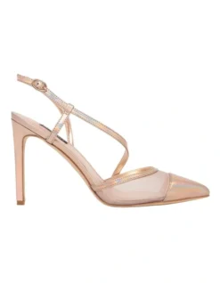 Nine West Timie Pump In Rose Gold