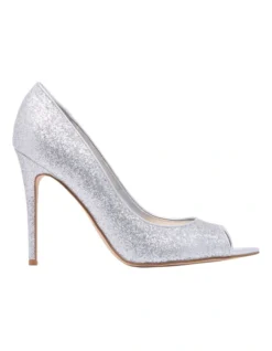 Nine West Prizz Pump In Silver