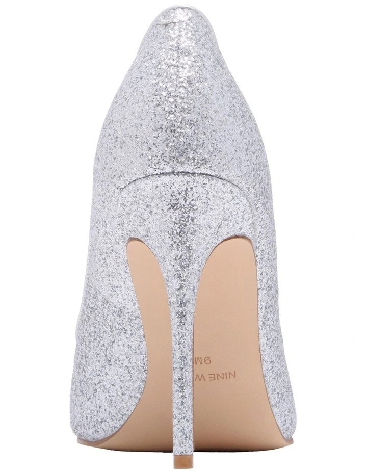 Nine West Prizz Pump In Silver 4 Nine West Prizz Pump In Silver - Image 4