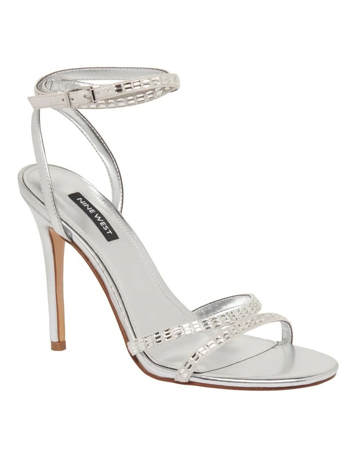Nine West Mona -A Sandals In Silver 2 Nine West Mona -A Sandals In Silver - Image 2