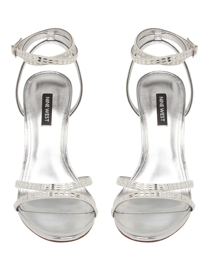 Nine West Mona -A Sandals In Silver 3 Nine West Mona -A Sandals In Silver - Image 3