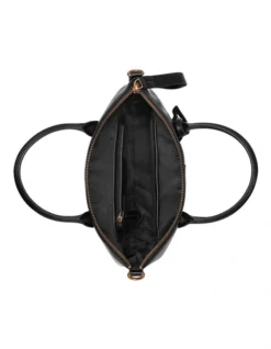 Nine West Harika Satchel Bag In Black -Nine West 977787190 3 720x928