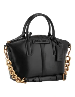 Nine West Harika Satchel Bag In Black -Nine West 977787190 4 720x928