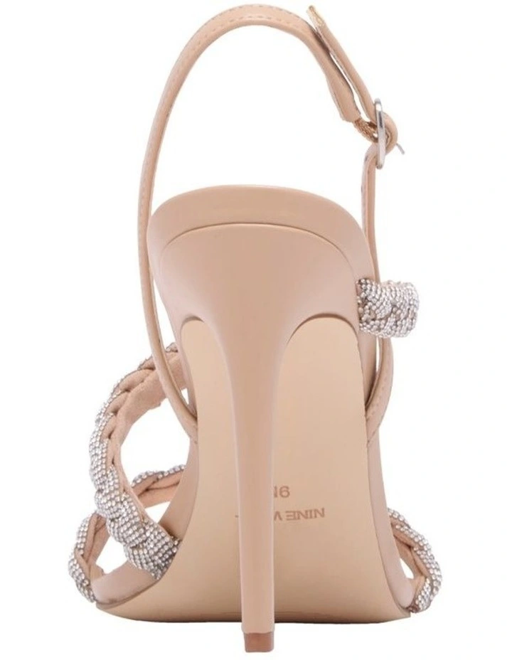 Nine West Tiff Heeled Sandal In Pink 4 Nine West Tiff Heeled Sandal In Pink - Image 4