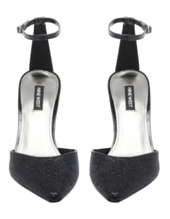 Nine West Shaply Glitter Pump In Black -Nine West 979980940 3 720x928