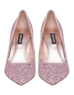 Nine West Mailin Glitter Pump In Pink -Nine West 980028460 3 720x928