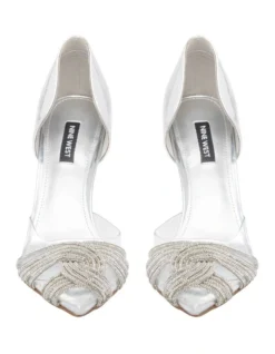 Nine West Toast Pump In Silver 6 Nine West Toast Pump In Silver -Nine West 980028820 3 720x928