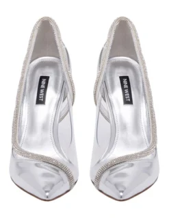 Nine West Finna Pump In Silver 6 Nine West Finna Pump In Silver -Nine West 980031160 3 720x928